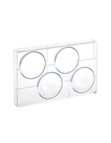 MOLDE SEMIESFERA MA5006 D80mm 4cEsferas Policarbonato MOLDE SEMIESFERA MA5006 D80mm 4cEsferas Policarbonato