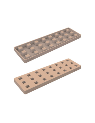 Kit Cubo 01 molde tritan + siliconaTritan