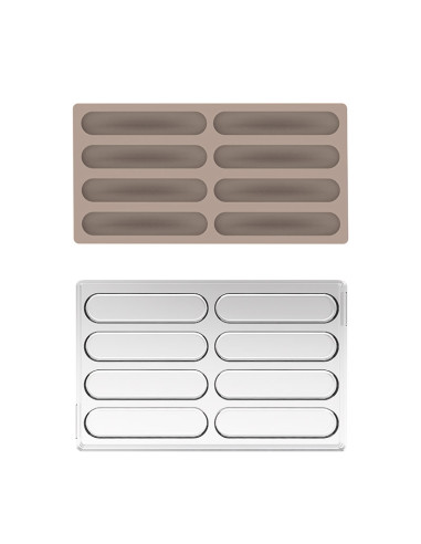 MOLDE TRITAN + SILICONA BAR VULCANO 120x25xh10mmTritan