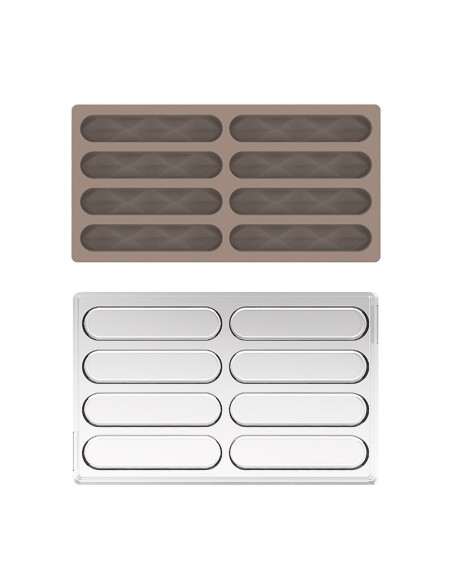 MOLDE TRITAN +SILIC. BAR SISMA 120x25xh10mmTritan