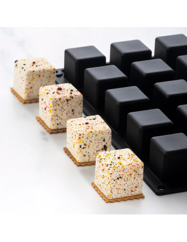MOLDE CUBE40TIME 34x34xh26 mm 15x40 mlBuffet