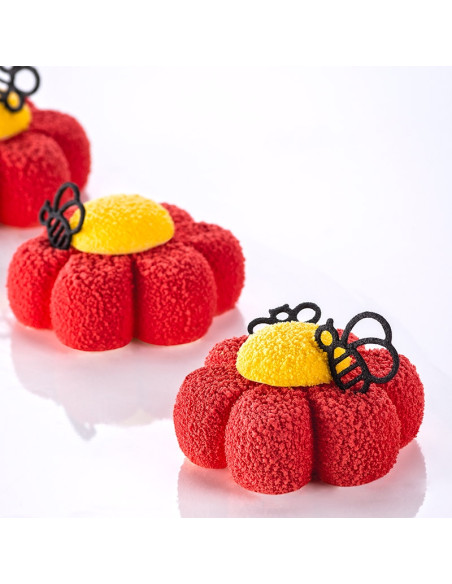 MOLDE GG064 HONEY BEES 300x175mmGourmand