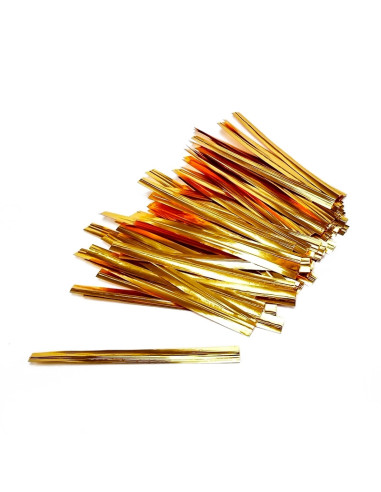 CLIP PARA BOLSAS 90x7 mm ORO (1000 u.)Embalaje-etiquetado