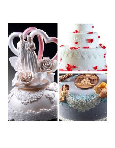 MOLDE DS3015 DECOR FLORAL MEDIO 1p DECOSILDecoración