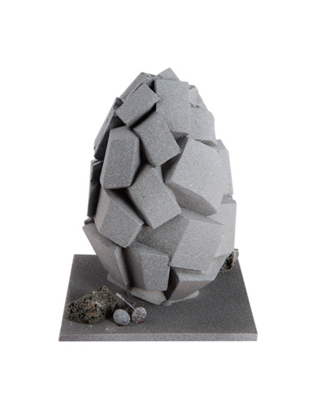 HUEVO CUBOS DECOSIL GUSCIOSilicona 3D Pascua