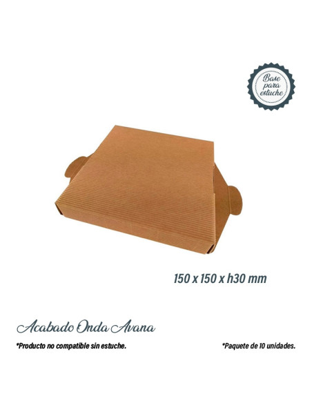 FONDO 150x150mm (10u)Estuches sin Fondo