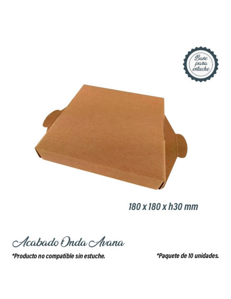 FONDO 180x180mm (10u)Estuches sin Fondo