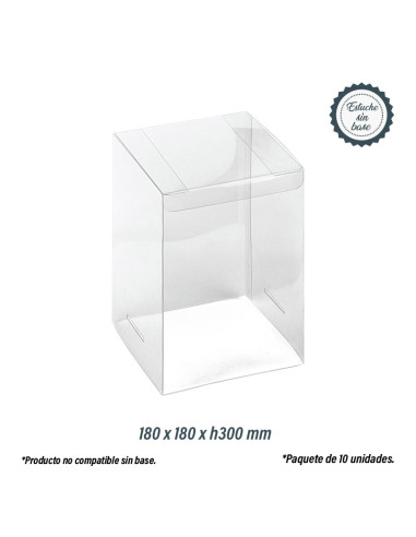 ESTUCHE ACETATO 180x180mm SIN FONDO (10u)Estuches sin Fondo ESTUCHE ACETATO 180x180mm SIN FONDO (10u)Estuches sin Fondo