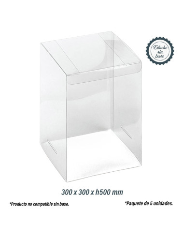 ESTUCHE ACETATO 300x300mm SIN FONDO (5u)Estuches sin Fondo ESTUCHE ACETATO 300x300mm SIN FONDO (5u)Estuches sin Fondo