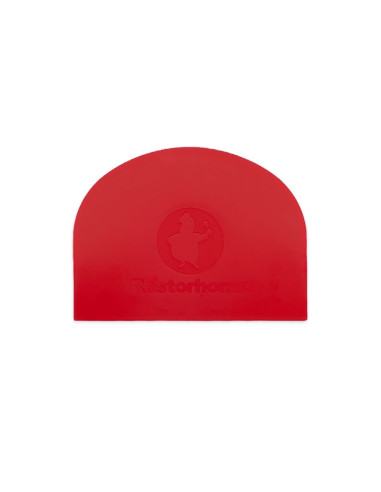 RASQUETA SEMICÍRCULO ROJA 130x98mm RESTORHOMERasquetas Plásticas