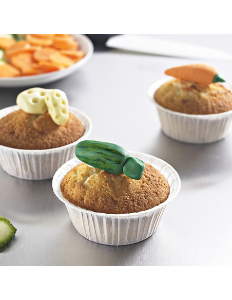 CÁPSULA 62x37 mm BLANCA MUFFIN CA4050 (250u)Cápsulas especiales