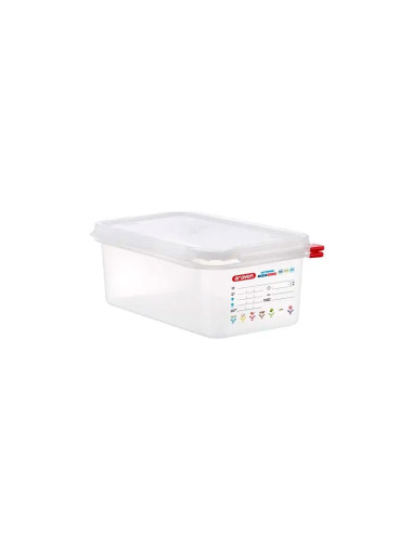 CONTENEDOR HERMÉTICO ARAVEN GN 1/4 H100 MM 2,8 LHerméticos