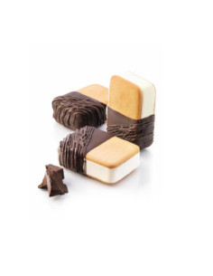 MOLDE COOKIE FLEX BISC04 M MINI DOUBLE (2pz)