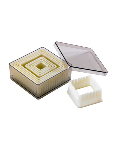 CORTANTES 9 CUADRADOS ACANALADOS POLYGLASSCortapastas polyglass