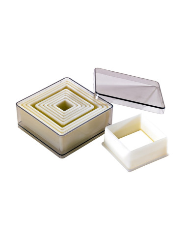 CORTANTES 9 CUADRADOS LISOS POLYGLASSCortapastas polyglass