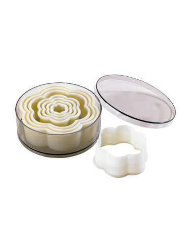 CORTANTES 8 FLORES LISAS POLYGLASSCortapastas polyglass