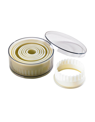 CORTANTES 9 REDONDOS ACANALADOS POLYGLASSCortapastas polyglass