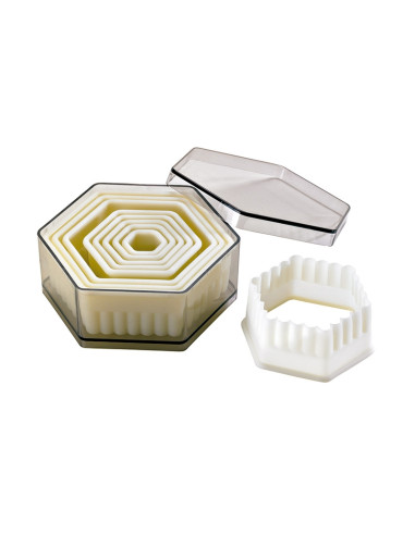 CORTANTES 9 HEXAGONALES ACANALADOS POLYGLASSCortapastas polyglass