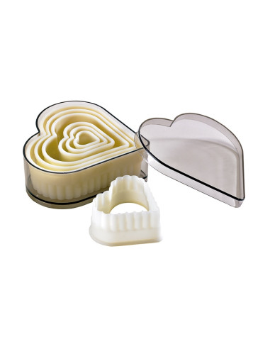 CORTANTES CORAZÓN ACANALADOS POLYGLASSSan Valentin