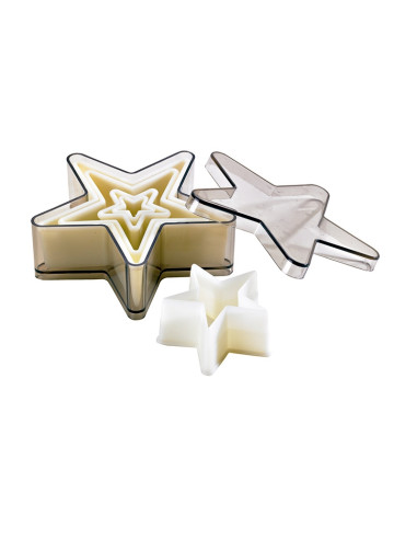 CORTANTES 5 ESTRELLAS 5 BRAZOS LISOS POLYGLASSCortapastas polyglass