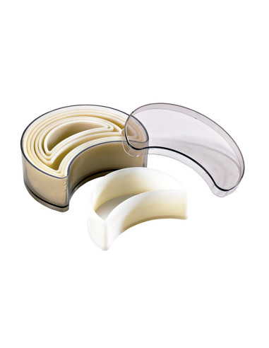 CORTANTES 7 MEDIAS LUNAS LISAS POLYGLASSCortapastas polyglass