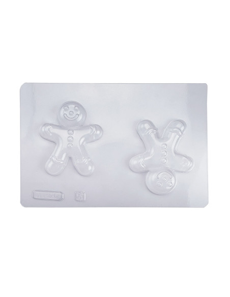MOLDE PVC GINGER BREAD 90x70mm (2c)Termoformado