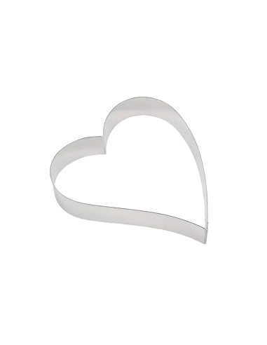 ARO CORAZÓN CON FORMA INOX H4cmAros lisos