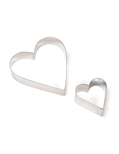 ARO CORAZÓN INOX H4,5cmAros lisos