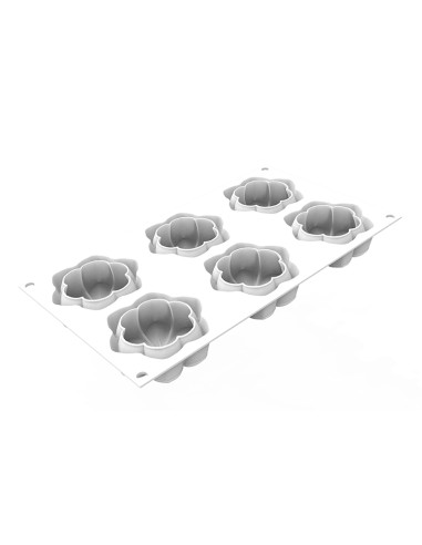 MOLDE HANA 87 (6c)Silikomart Monoporciones