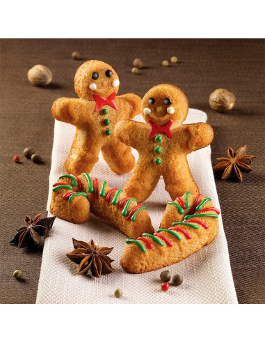 MOLDE DE SILICONA SF106 GINGERBREAD MAN