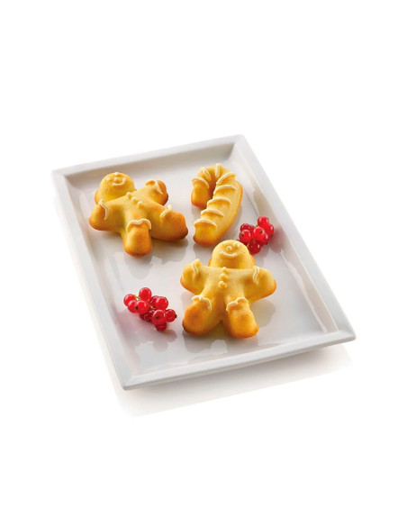 MOLDE DE SILICONA SF106 GINGERBREAD MAN