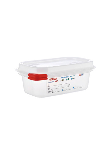 CONTENEDOR HERMÉTICO ARAVEN GN 1/9 H65 MM 0,6 LInicio