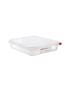 CONTENEDOR HERMÉTICO ARAVEN GN 1/2 H65 MM 4 LHerméticos