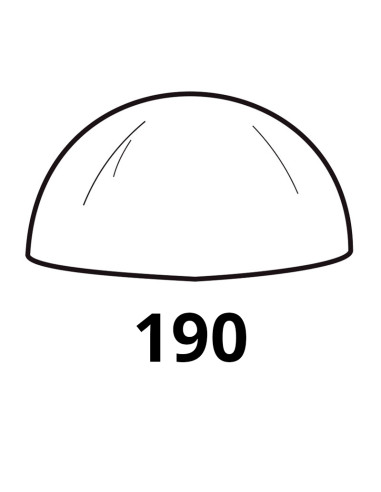MOLDE PVC SEMIESFERA D190mm 1cPvc Esferas