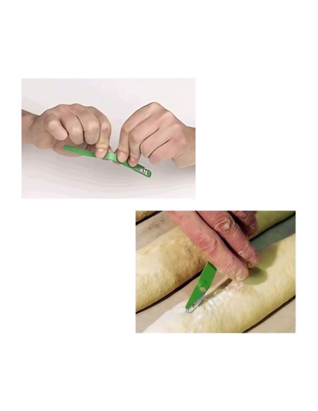 CUCHILLA PANADERO BL (10u) GRIGNETTE VERDECuchillas pan