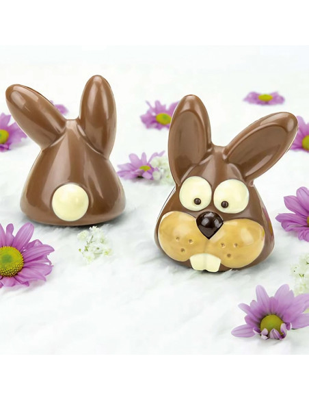 MOLDE DOBLE CONEJO PETER 89x89xh110 mmFiguras Pascua