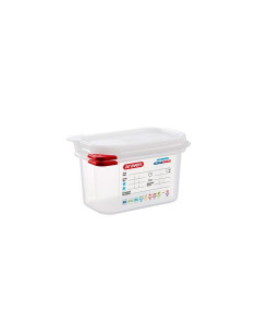 CONTENEDOR HERMÉTICO ARAVEN GN 1/9 H100 MM 1 L