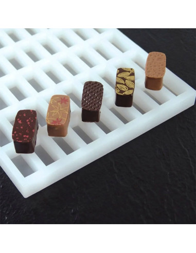 MOLDE CHOCOFLEX LS03 63p 35x14x14m -40/+250gradosCVarios Bombonería
