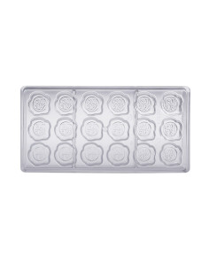 MOLDE PASTILLAJE LOVE 33x33,3xh6,6cm (18p)