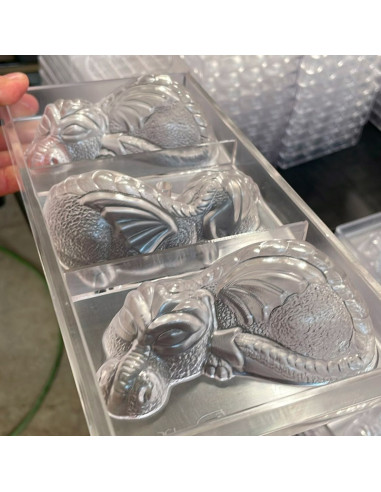 MOLDE DRAGÓN 120x73,5xh40 m 3p 135x275mmVarios Policarbonato