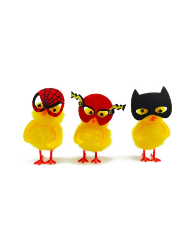 SUPER POLLOS 5 CM PK (24u)