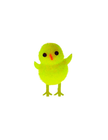 POLLITO AMARILLO Nº 3 3,5cm PK (60u)Decoración Pascua