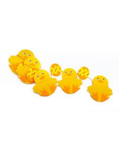 POLLITO AMARILLO Nº 1 2.5cm PK (112u)