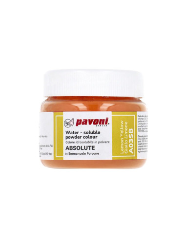 COLORANTE EN POLVO AMARILLO LIMÓN HIDROSOLUBLE 50gHidrosolubles Polvo