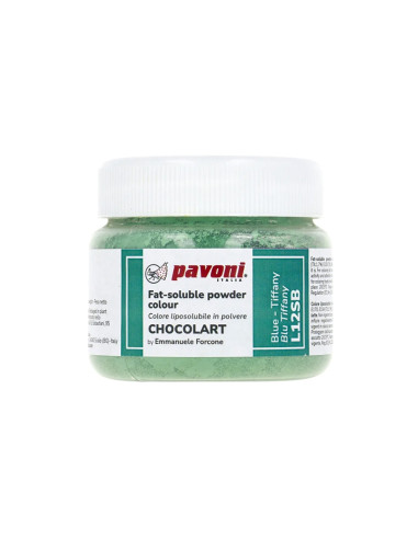 COLORANTE EN POLVO AZUL TIFFANY LIPOSOLUBLE 40gLiposolubles Polvo