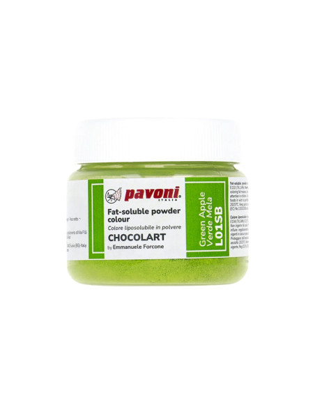 COLORANTE EN POLVO VERDE MANZANA LIPOSOLUBLE 40gLiposolubles Polvo