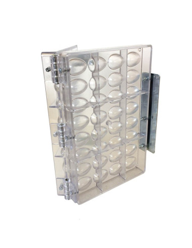 MOLDE HUEVO LISO 32,5x22,5mm 32p - 10grMoldes Rotativa