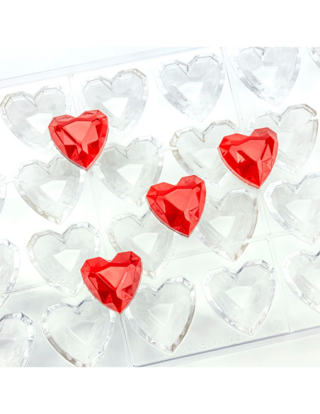MOLDE POLICARBONATO DIAMOND HEART MA1993Colección Elegance 275x175
