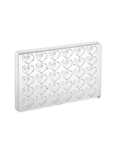 MOLDE POLICARBONATO CORAZÓN MA1962San Valentin MOLDE POLICARBONATO CORAZÓN MA1962San Valentin