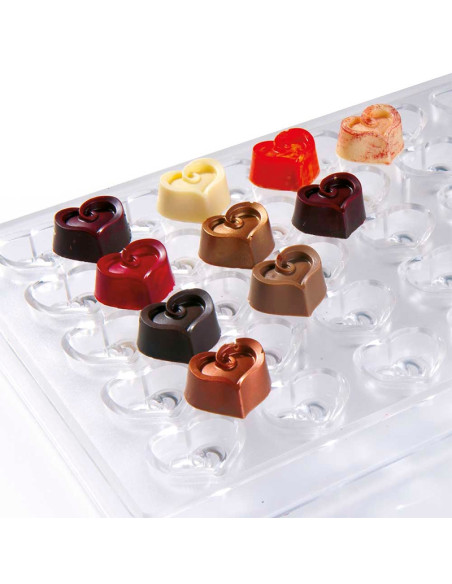 MOLDE POLICARBONATO CORAZÓN MA1962San Valentin